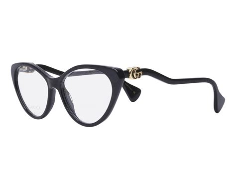 Gucci GG1013O 001 Eyeglasses in Shiny Black.